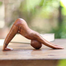 Load image into Gallery viewer, Wooden Yogi Sculpture