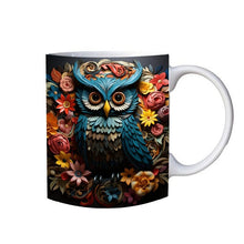 Load image into Gallery viewer, Mug with owl print
