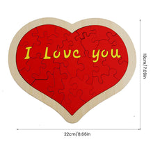 Load image into Gallery viewer, Heart Shape Puzzle|💕Say I Love You in 100 Languages💕
