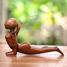 Load image into Gallery viewer, Wooden Yogi Sculpture