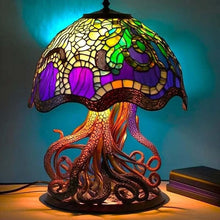 Load image into Gallery viewer, 🍄Stained Glass Plant Series Table Lamp🍄