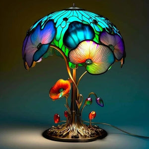 🍄Stained Glass Plant Series Table Lamp🍄
