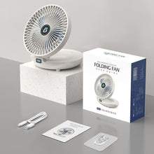 Load image into Gallery viewer, Portable Mini Desktop Fan, USB Rechargeable Adjustable Wall-Mount Fan