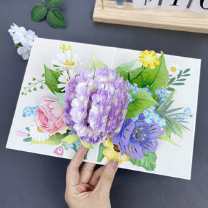 3D Handmade Flower Greeting Card