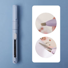 Load image into Gallery viewer, Mini Folding Pen Scissors Graving Knife for Kids