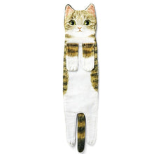 Load image into Gallery viewer, Cute Cat Hand Towel
