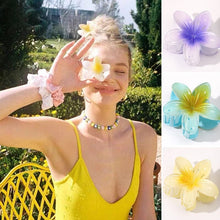Load image into Gallery viewer, Egg flower hair clip