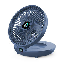 Load image into Gallery viewer, Portable Mini Desktop Fan, USB Rechargeable Adjustable Wall-Mount Fan