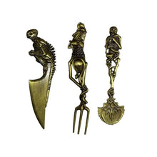 Load image into Gallery viewer, Halloween Gift Skeletal Cutlery Sets