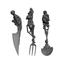 Load image into Gallery viewer, Halloween Gift Skeletal Cutlery Sets