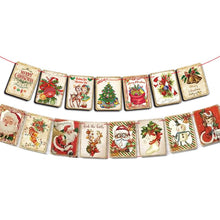 Load image into Gallery viewer, Vintage Style Christmas Banner