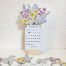 Load image into Gallery viewer, 🌷2024 Bloomy Flowers Desk Calendar