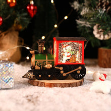 Load image into Gallery viewer, Christmas Crystal Floating Snow Train Light