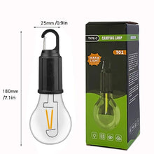 Load image into Gallery viewer, 2023 New Outdoor Camping Hanging Type-C Charging Retro Bulb Light
