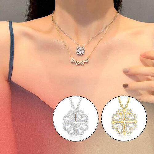 Clover Hearts Necklace
