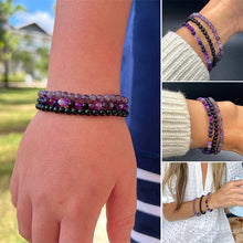 Load image into Gallery viewer, Agate Stress Relief Beaded Bracelet Set