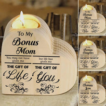 Load image into Gallery viewer, Wooden Heart Candle Holder