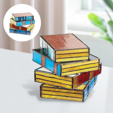 Load image into Gallery viewer, 📚Stained Glass Stacked Books Lamp