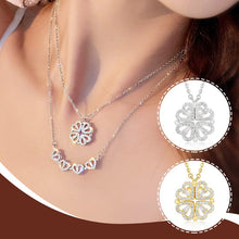Load image into Gallery viewer, Clover Hearts Necklace