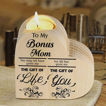 Load image into Gallery viewer, Wooden Heart Candle Holder