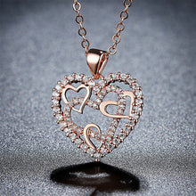 Load image into Gallery viewer, Openwork Heart Necklace
