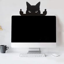 Load image into Gallery viewer, Cat ornament Middle Finger cat