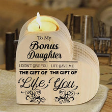 Load image into Gallery viewer, Wooden Heart Candle Holder