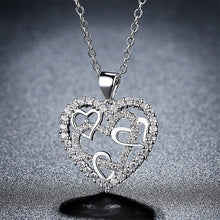 Load image into Gallery viewer, Openwork Heart Necklace