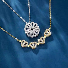 Load image into Gallery viewer, Clover Hearts Necklace