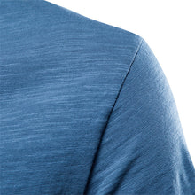 Load image into Gallery viewer, Plain Slub Cotton V-neck T-shirt