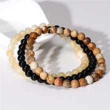 Load image into Gallery viewer, Agate Stress Relief Beaded Bracelet Set
