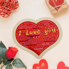 Load image into Gallery viewer, Heart Shape Puzzle|💕Say I Love You in 100 Languages💕