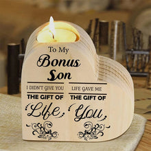 Load image into Gallery viewer, Wooden Heart Candle Holder