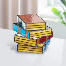 Load image into Gallery viewer, 📚Stained Glass Stacked Books Lamp