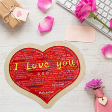 Load image into Gallery viewer, Heart Shape Puzzle|💕Say I Love You in 100 Languages💕