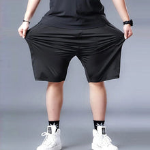 Load image into Gallery viewer, Men's Large Size Ice Silk Sports Shorts