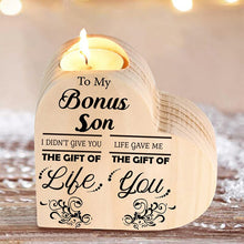 Load image into Gallery viewer, Wooden Heart Candle Holder