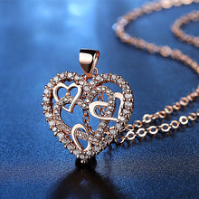 Load image into Gallery viewer, Openwork Heart Necklace