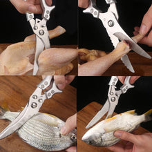 Load image into Gallery viewer, Heavy Duty Stainless Steel Bone-Cut Scissors