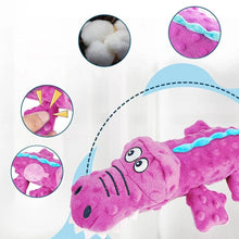 Load image into Gallery viewer, Pet plush toy sounding crocodile