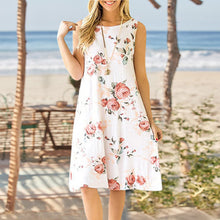 Load image into Gallery viewer, Sleeveless Print Tank Dress
