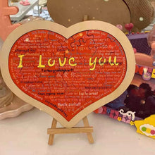 Load image into Gallery viewer, Heart Shape Puzzle|💕Say I Love You in 100 Languages💕