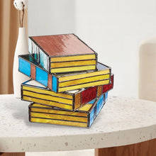 Load image into Gallery viewer, 📚Stained Glass Stacked Books Lamp