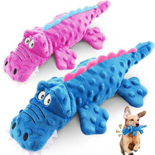Load image into Gallery viewer, Pet plush toy sounding crocodile