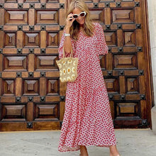 Load image into Gallery viewer, Puff Sleeve Beach Dress