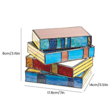 Load image into Gallery viewer, 📚Stained Glass Stacked Books Lamp