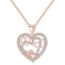 Load image into Gallery viewer, Openwork Heart Necklace
