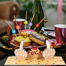 Load image into Gallery viewer, 3D Funny Middle Finger Card