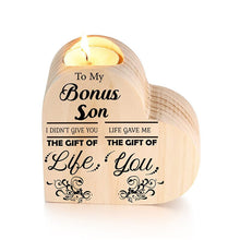 Load image into Gallery viewer, Wooden Heart Candle Holder
