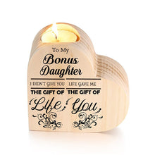 Load image into Gallery viewer, Wooden Heart Candle Holder